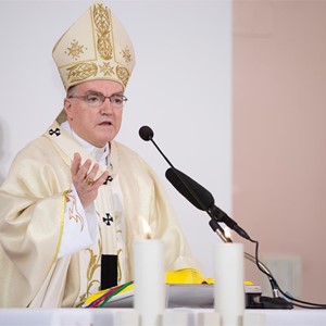 Kardinal Josip Bozanić predslavio euharistijsko slavlje V. vazmene nedjelje  u Župnoj crkvi Tijela Kristova u Zagrebu